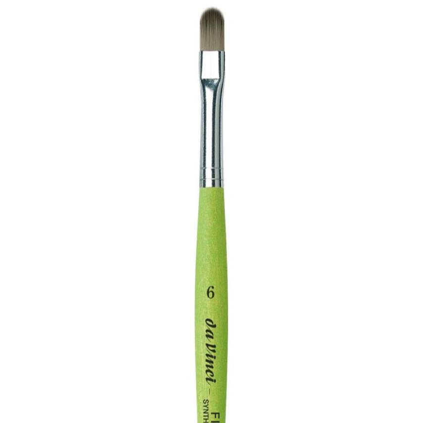 Da Vinci Fit Synthetic Filbert-Shape Brush Series 375 No:6 - 2