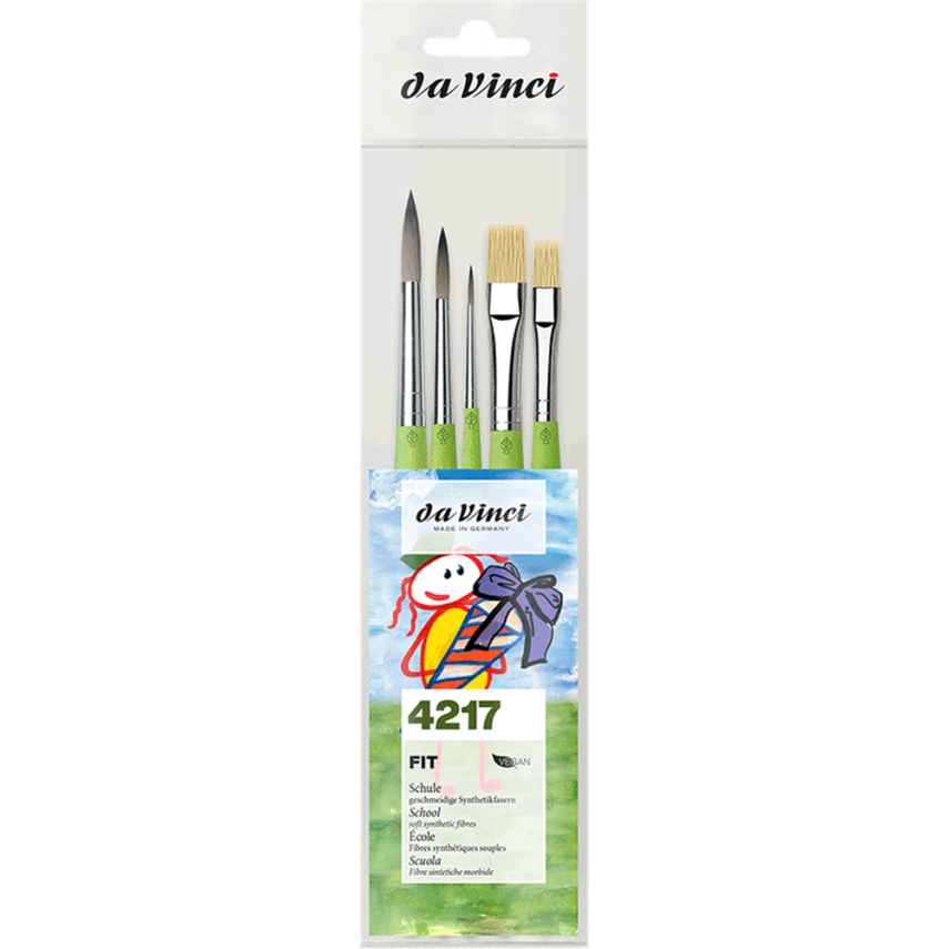 Da Vinci Fit Synthetic School Brush Set 4217 - 1