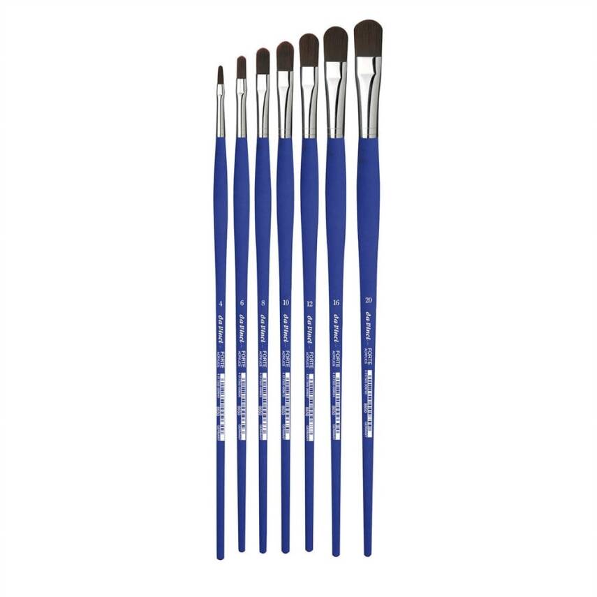 Da Vinci Forte Acrylic Synthetic Filbert-Shape Acrylic Paint and Oil Paint Brush Series 8650 No:4 - 2
