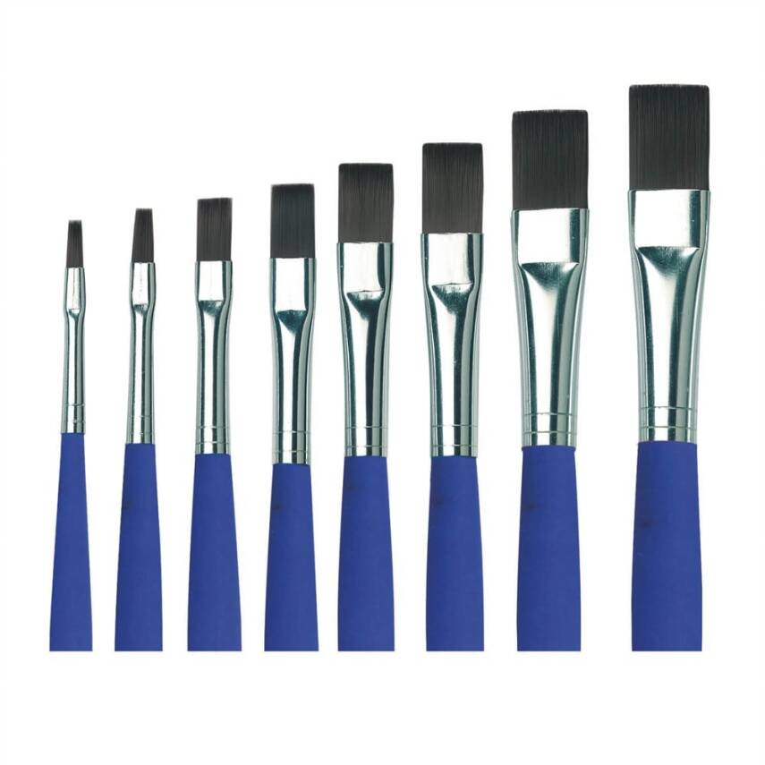 Da Vinci Forte Acrylic Synthetic Flat Acrylic and Oil Paint Brush Series 8640 No:8 - 1