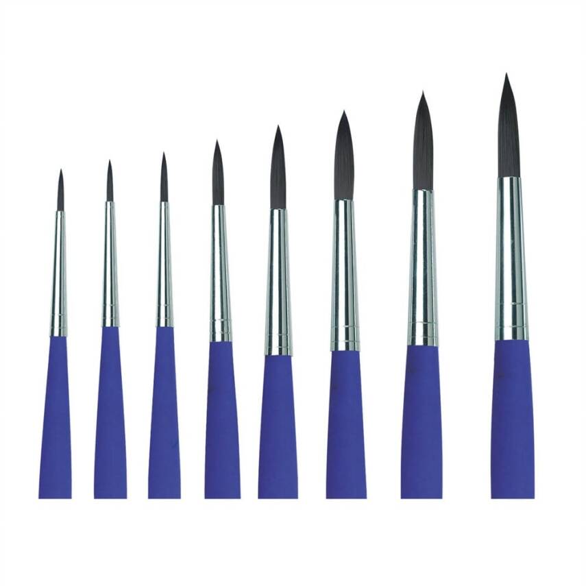 Da Vinci Forte Acrylic Synthetic Round Acrylic and Oil Paint Brush Series 8630 No:1 - 4