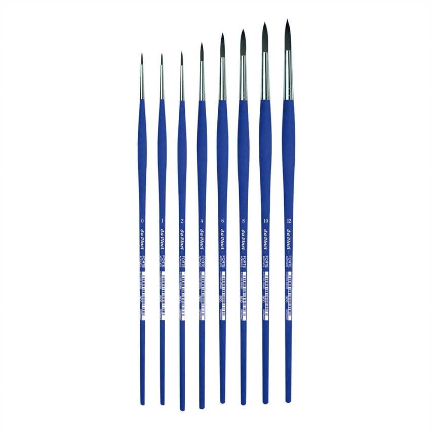 Da Vinci Forte Acrylic Synthetic Round Acrylic and Oil Paint Brush Series 8630 No:6 - 1