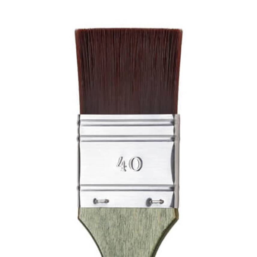 Da Vinci Forte Sentetik Düz Uçlu Geniş Yüzey Fırçası Seri 5036 No:40 - 4