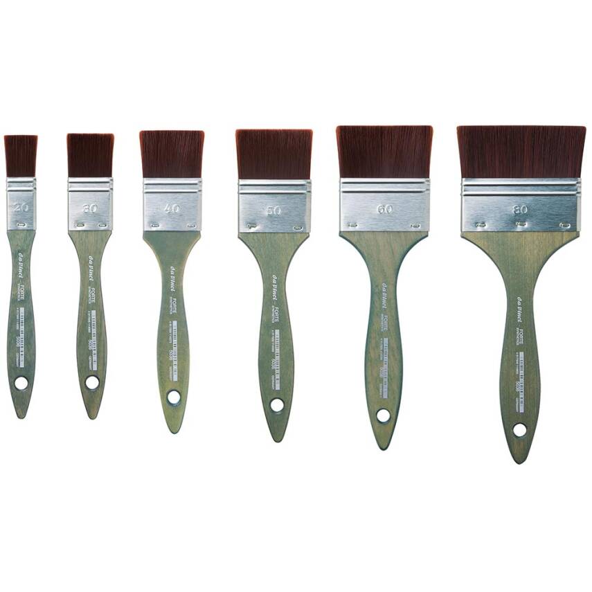 Da Vinci 5036 Seri Forte Sentetik Düz Uçlu Geniş Yüzey Fırçası    - 1