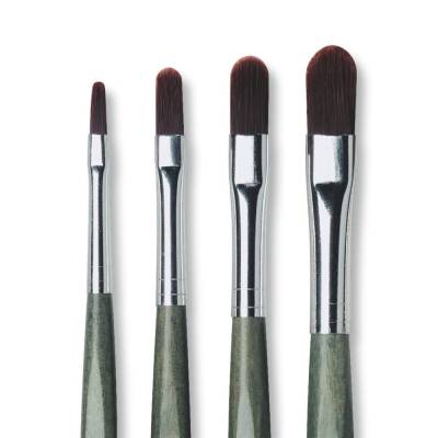 Da Vinci Forte Synthetic Filbert-Shape Acrylic Paint Brush Series 365 No:6 - 2