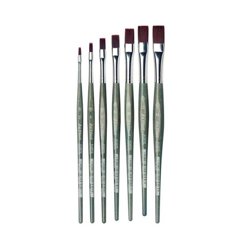 Da Vinci Forte Synthetic Flat Acrylic Paint Brush Series 364 - 1