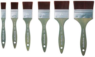 Da Vinci Forte Synthetic Flat-Ended Wide Surface Brush Series 5036 No:80 - 3