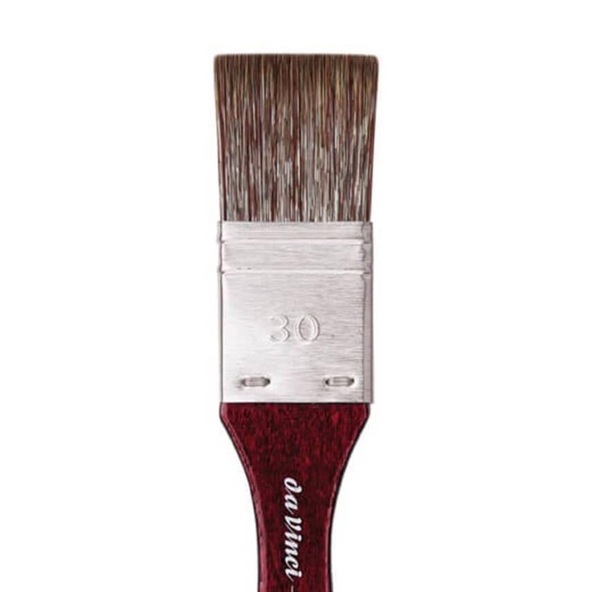 Da Vinci Grigio Sentetik Düz Uçlu Geniş Yüzey Fırçası Seri 5096 No:50 - 4