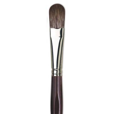 Da Vinci Grigio Synthetic Filbert-Shape Acrylic and Oil Paint Brush Series 7495 No: 16 - 2