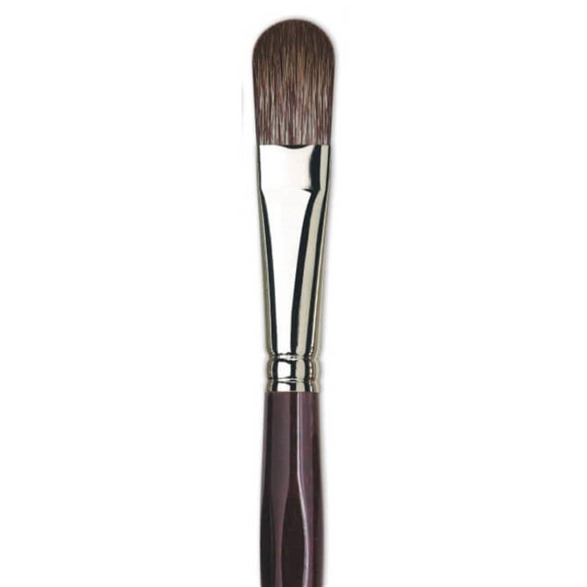 Da Vinci Grigio Synthetic Filbert-Shape Acrylic and Oil Paint Brush Series 7495 No: 16 - 2