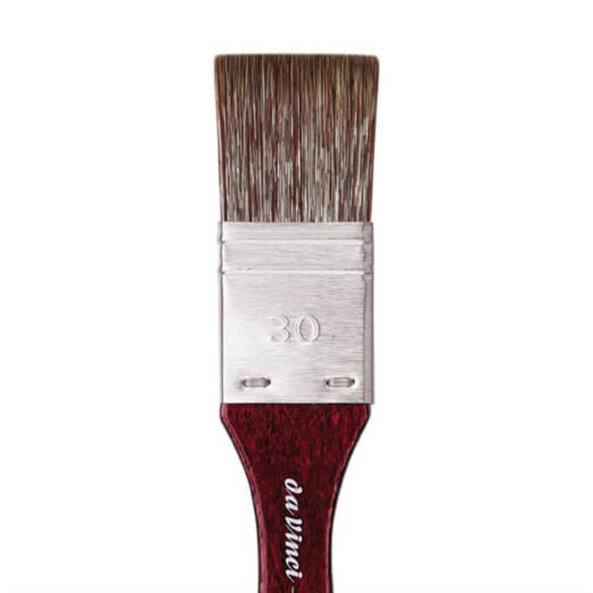 Da Vinci Grigio Synthetic Flat-Ended Wide Surface Brush Series 5096 No:30 - 4