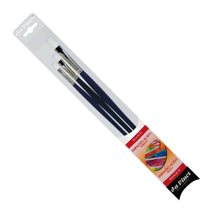 Da Vinci Impasto Acryl Sentetik Akrilik Ve Yağlı Boya Fırça Seti Seri 5105 - 1