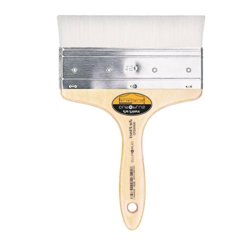 Da Vinci Impasto Beyaz Sentetik Geniş Düz Uçlu Geniş Yüzey Fırçası Seri 5025 No:150 - 2