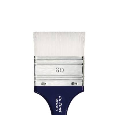 Da Vinci Impasto Beyaz Sentetik Geniş Düz Uçlu Geniş Yüzey Fırçası Seri 5025 No:60 - 6