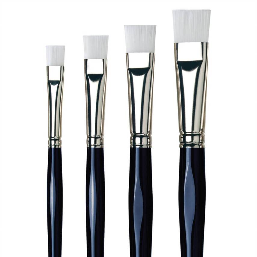 Da Vinci Impasto Ekstra Güçlü Sentetik Düz Akrilik Boya Fırçası Seri 7305 No:24 - 5