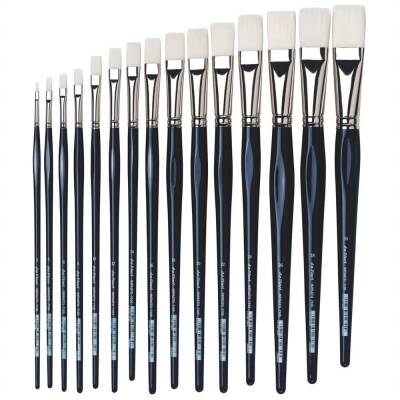 Da Vinci Impasto White Extra Strong Synthetic Flat Acrylic Paint Brush Series 7105 No:12 - 2