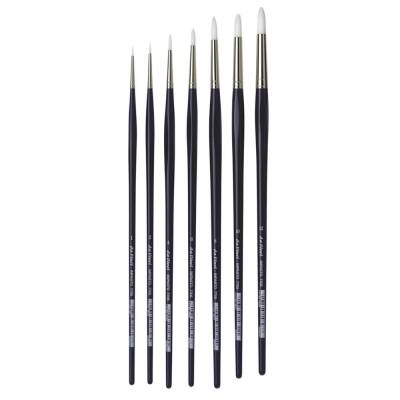 Da Vinci Impasto White Extra Strong Synthetic Round Acrylic Paint Brush Series 7705 No:1