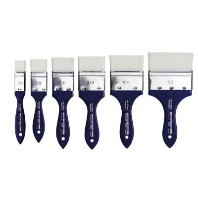 Da Vinci Impasto White Synthetic Wide Flat Large Surface Brush Series 5025 No: 50 - 3