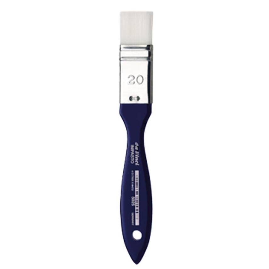 Da Vinci Impasto White Synthetic Wide Flat Large Surface Brush Series 5025 No:20 - 1