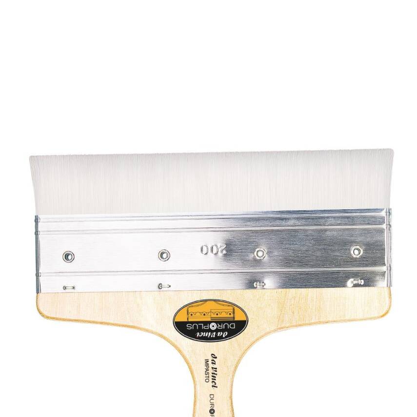 Da Vinci Impasto White Synthetic Wide Flat Large Surface Brush Series 5025 No:200 - 1