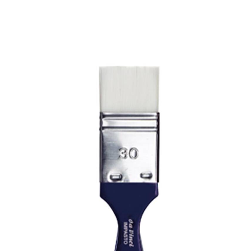 Da Vinci Impasto White Synthetic Wide Flat Large Surface Brush Series 5025 No:30 - 5