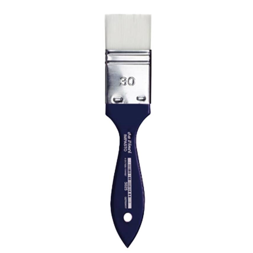 Da Vinci Impasto White Synthetic Wide Flat Large Surface Brush Series 5025 No:30 - 1