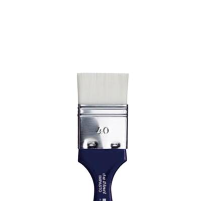 Da Vinci Impasto White Synthetic Wide Flat Large Surface Brush Series 5025 No:40