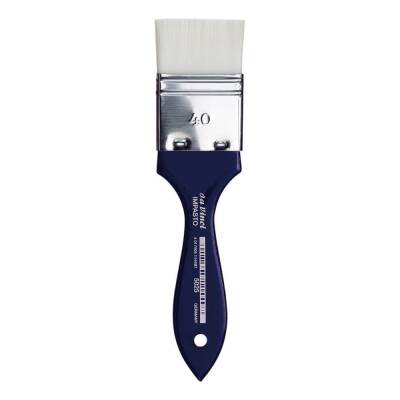 Da Vinci Impasto White Synthetic Wide Flat Large Surface Brush Series 5025 No:40 - 1