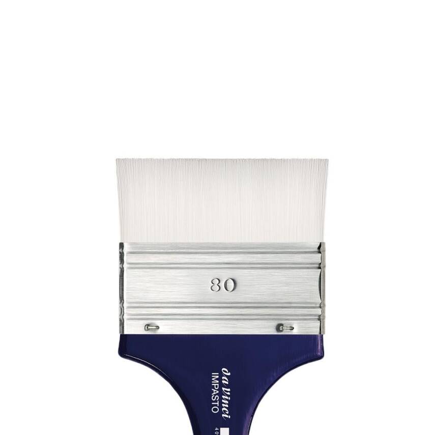 Da Vinci Impasto White Synthetic Wide Flat Large Surface Brush Series 5025 No:80 - 5