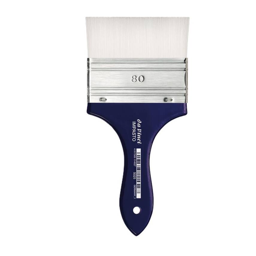 Da Vinci Impasto White Synthetic Wide Flat Large Surface Brush Series 5025 No:80 - 1