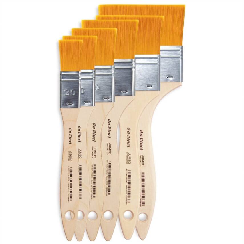 Da Vinci Jumbo Synthetic Flat-Tip Wide Surface Brush Series 5076 No:30 - 1