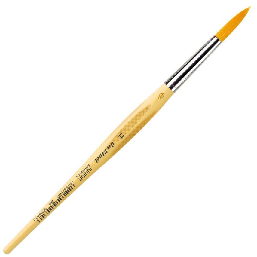 Da Vinci Junior Sentetik Yuvarlak Fırçası Seri 303 No:14 - 1