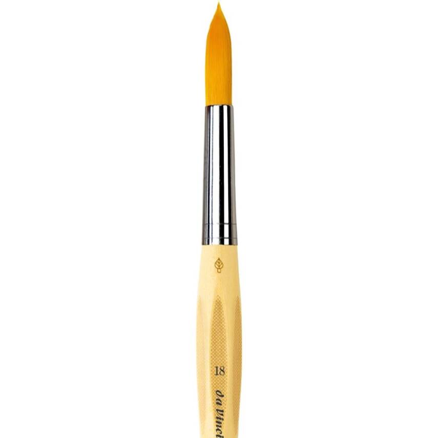 Da Vinci Junior Sentetik Yuvarlak Fırçası Seri 303 No:18 - 4