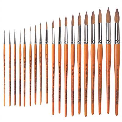 Da Vinci Kızıl Samur Kılı Yuvarlak Sulu Boya Fırçası Seri 1520 No:8 - 4