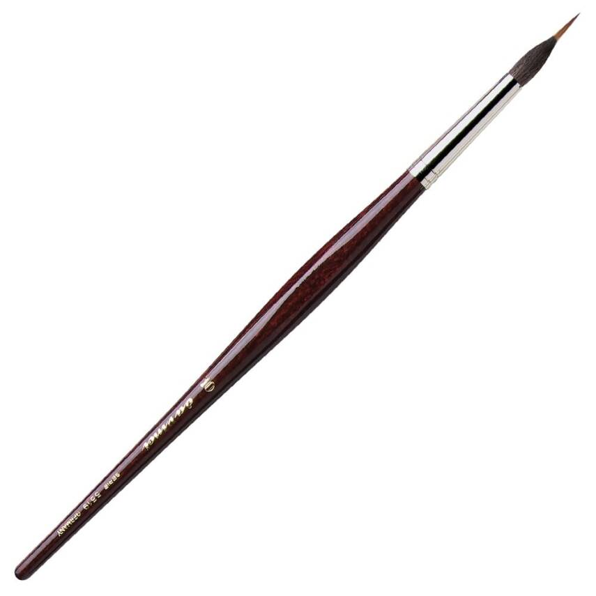 Da Vinci Kolinsky and Kazan Squirrel Hair Round Fine Tip Line Brush Series 5519 No:10 - 1