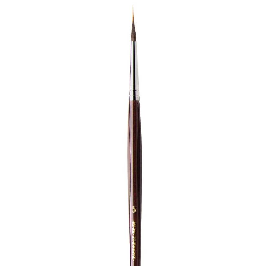 Da Vinci Kolinsky and Kazan Squirrel Hair Round Fine Tip Line Brush Series 5519 No:5 - 4