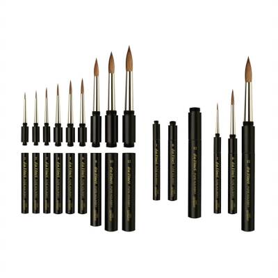 Da Vinci Kolinsky Kızıl Samur Kılı Yuvarlak Sulu Boya Cep Fırçası Seri 1503 No:5 - 5