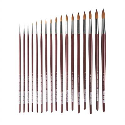 Da Vinci Kolinsky Red Sable Round Oil Paint Brush Series 1610 No:20 - 2