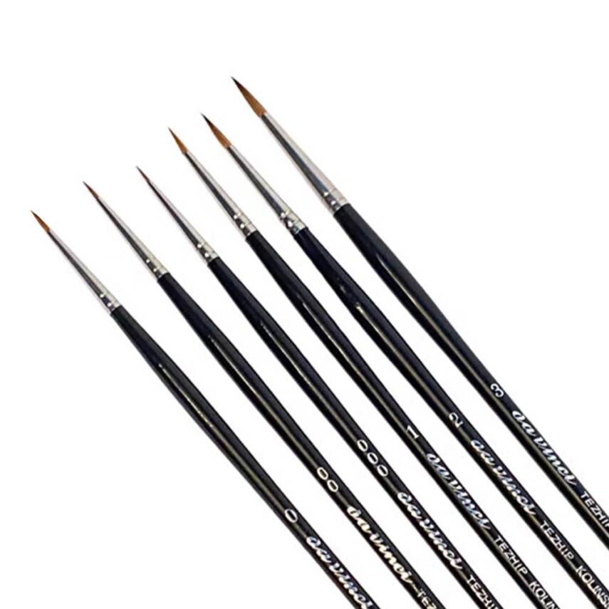 Da Vinci Kolinsky Kızıl Samur Tezhip Serisi No:2 - 2