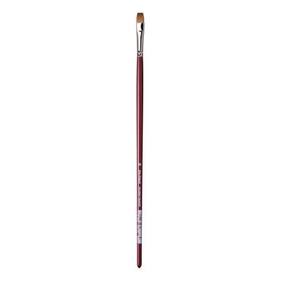 Da Vinci Kolinsky Red Sable Flat Oil Paint Brush Series 1810 No:1 - 2