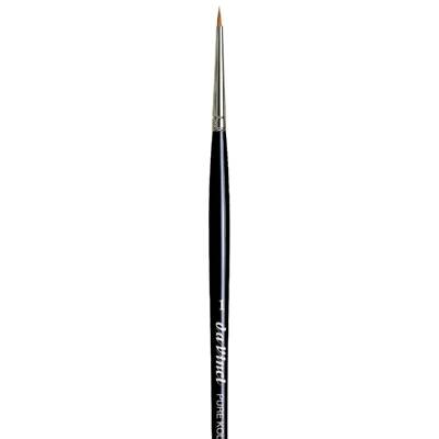 Da Vinci Kolinsky Red Sable Round Extra Short Retouching Brush Series 1505 No:1 - 2