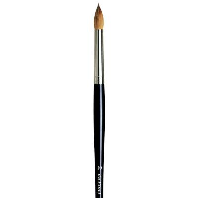 Da Vinci Kolinsky Red Sable Round Extra Short Retouching Brush Series 1505 No:10 - 2