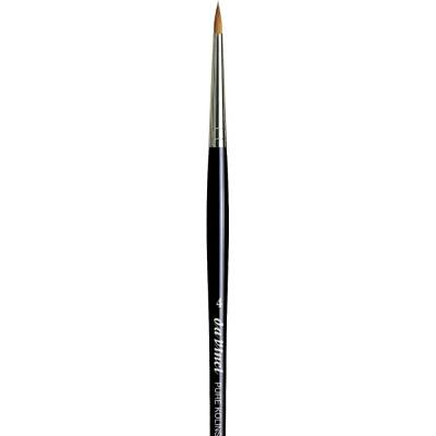 Da Vinci Kolinsky Red Sable Round Extra Short Retouching Brush Series 1505 No:4 - 2