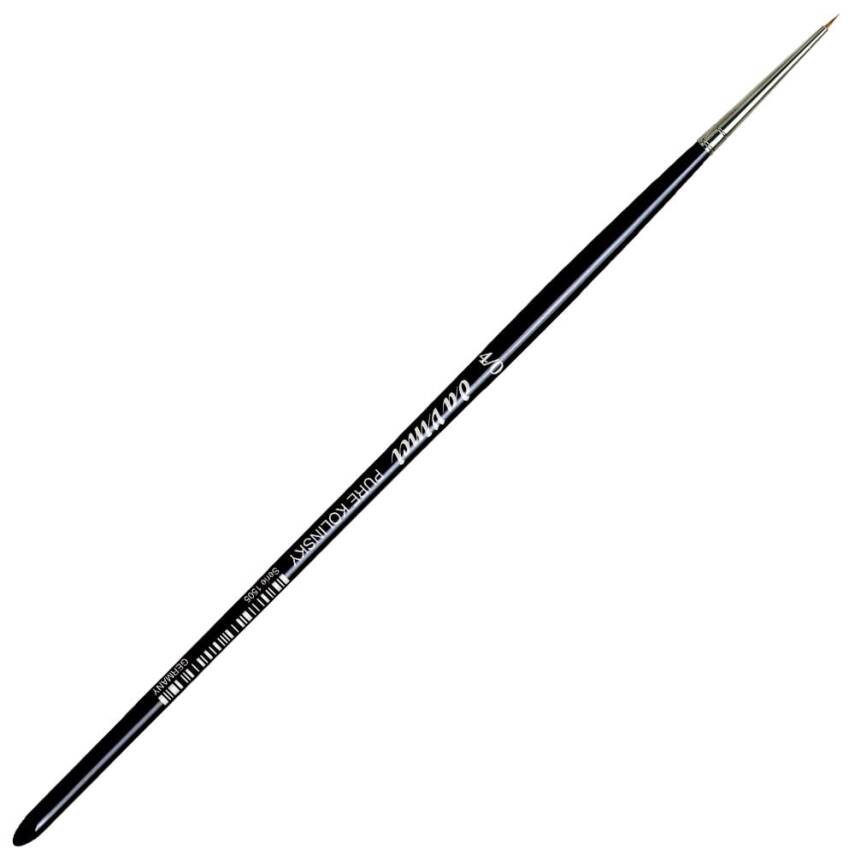 Da Vinci Kolinsky Red Sable Round Extra Short Retouching Brush Series 1505 No:4/0 - 1