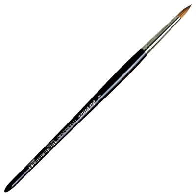 Da Vinci Kolinsky Red Sable Round Extra Short Retouching Brush Series 1505 No:6 - 1
