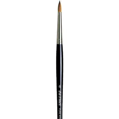 Da Vinci Kolinsky Red Sable Round Extra Short Retouching Brush Series 1505 No:6 - 2
