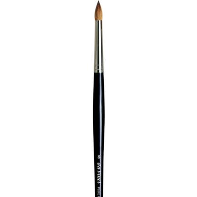 Da Vinci Kolinsky Red Sable Round Extra Short Retouching Brush Series 1505 No:8 - 2