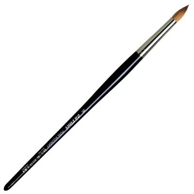 Da Vinci Kolinsky Red Sable Round Extra Short Retouching Brush Series 1505 No:9 - 1