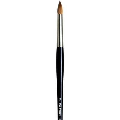 Da Vinci Kolinsky Red Sable Round Extra Short Retouching Brush Series 1505 No:9 - 2