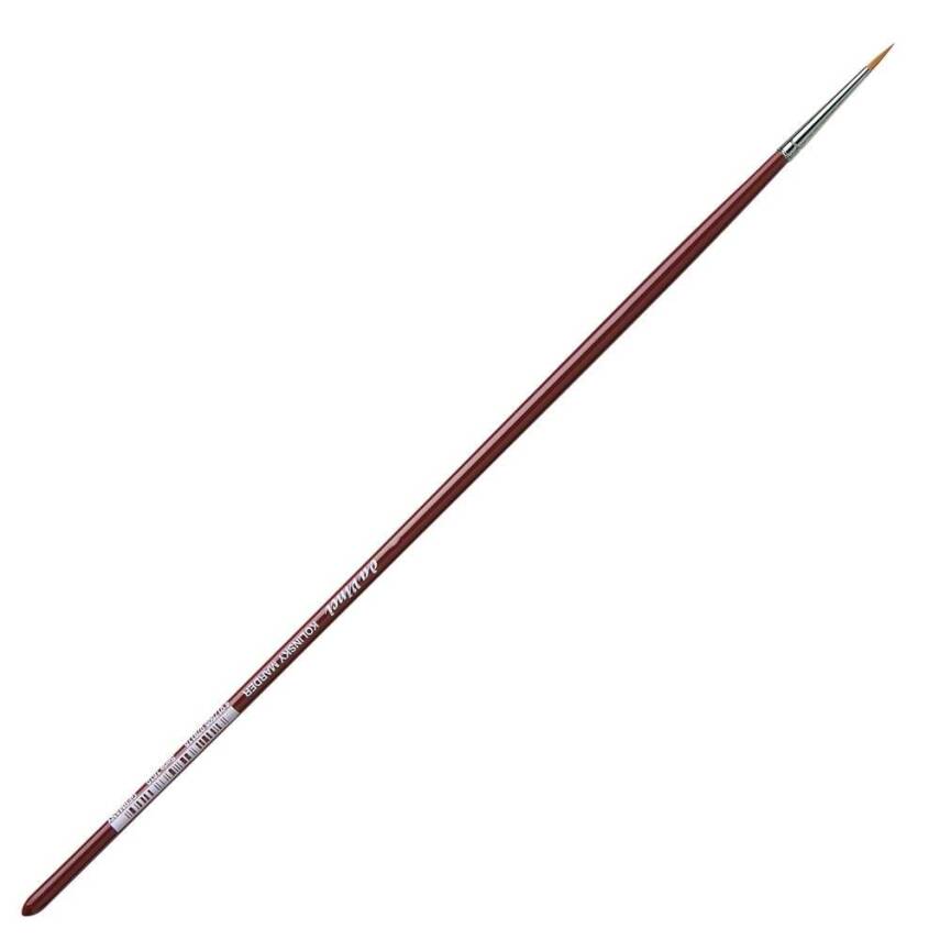 Da Vinci Kolinsky Red Sable Round Oil Paint Brush Series 1610 No:3 - 1